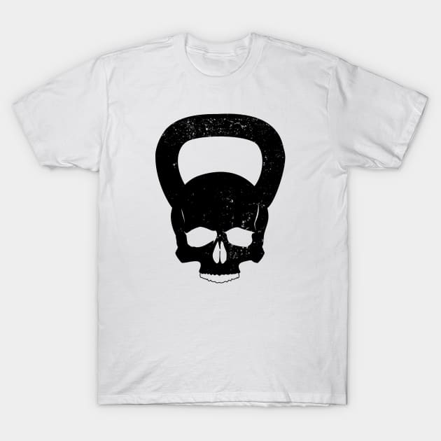 Skull Kettle Bell T-Shirt by MIG13